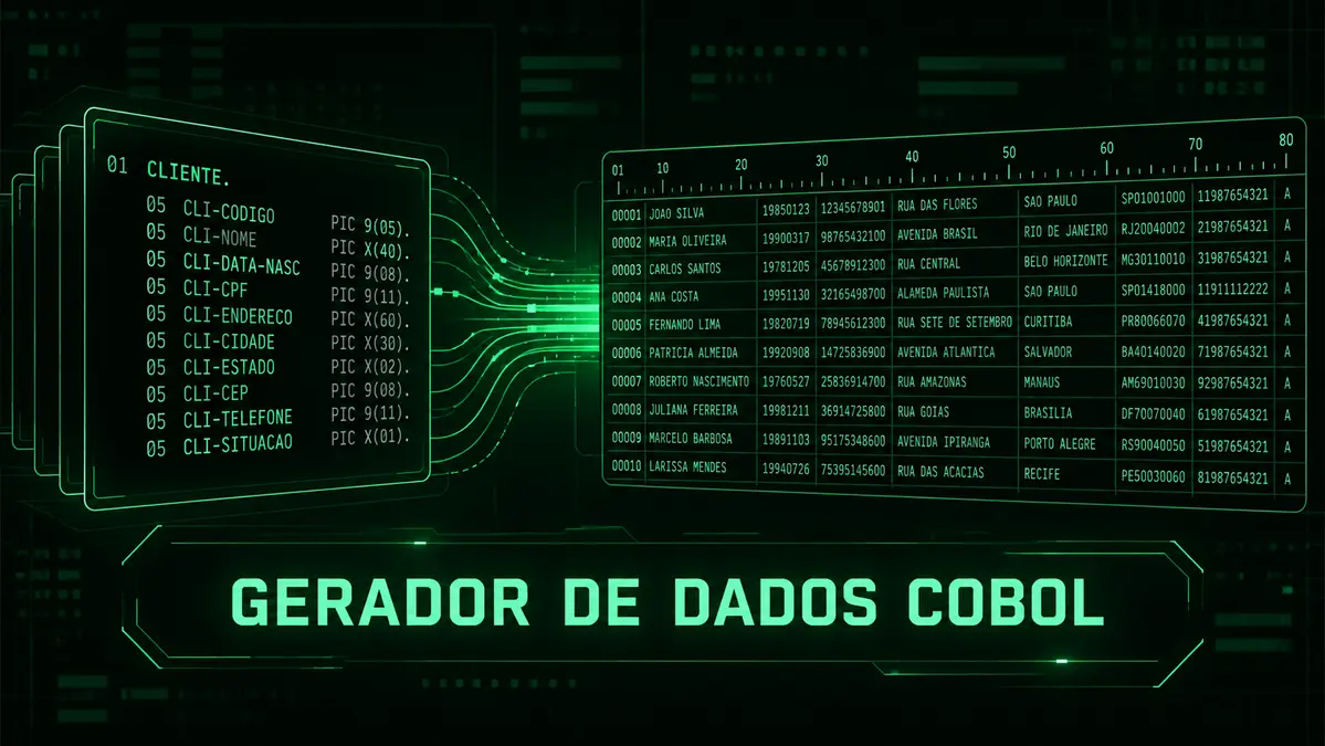 Gerador de Dados COBOL
